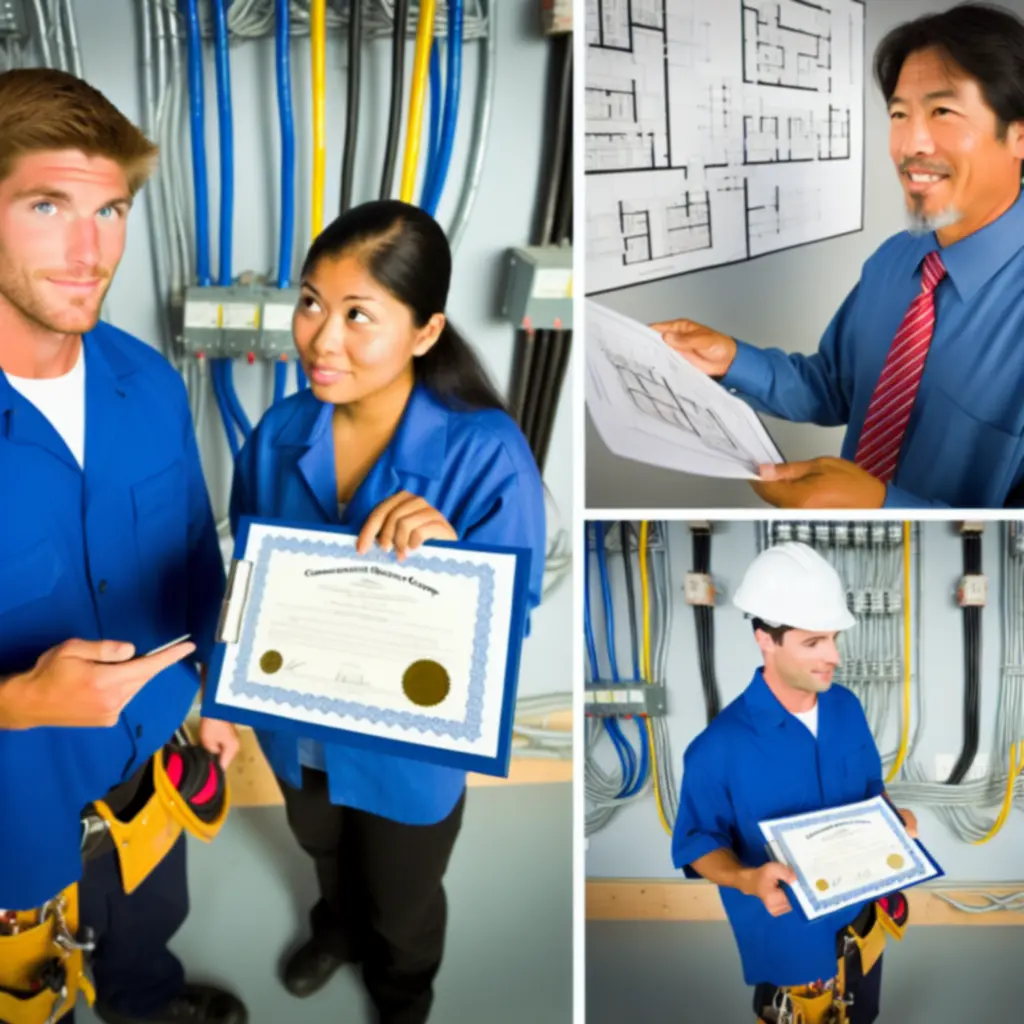 Wykwalifikowani elektrycy Electric Service PL podczas pracy w obiekcie komercyjnym